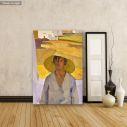Canvas print Straw hat, Litras