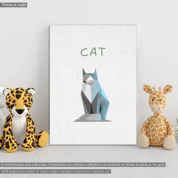 Kids canvas print Cat