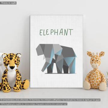 Kids canvas print Elephant