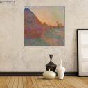 Canvas print Grainstacks, Monet C.