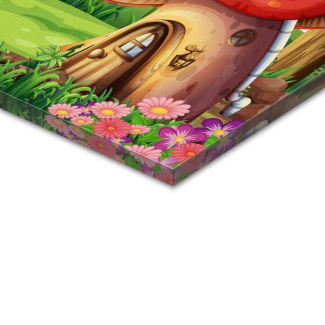 Kids canvas print , The village