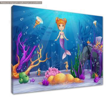 Kids canvas print , The village 2