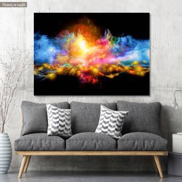 Canvas print Frequencies in color