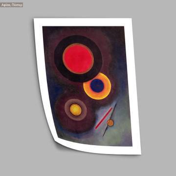 Composition with circles and lines, Kandinsky Wassily, Poster 2