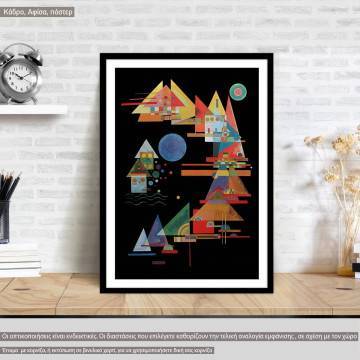 Point in bow, Kandinsky, αφίσα, κάδρο