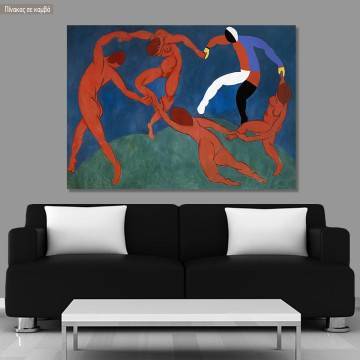 Πίνακας ζωγραφικής Dance (II) reart (original H. Matisse), αντίγραφο σε καμβά