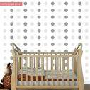 Kids wall stickers Circles pink shades