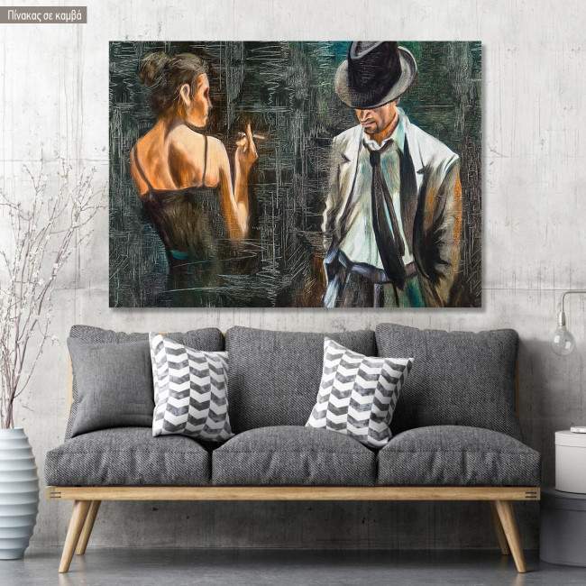 Canvas print Maybe horizontal