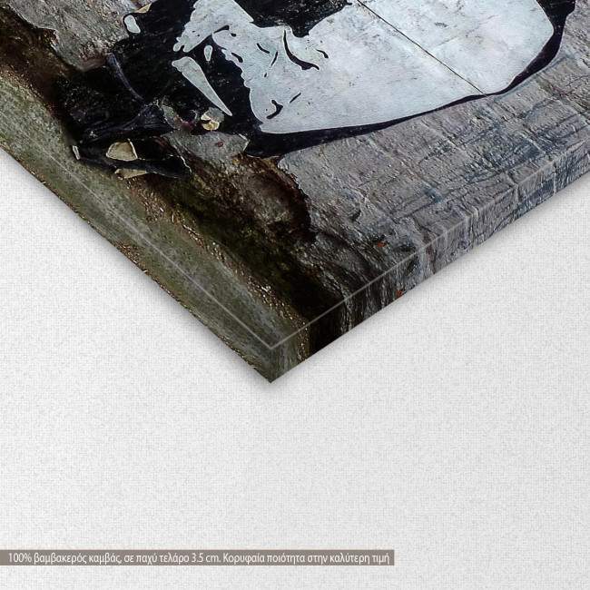 Canvas print Mario mushrooms by Banksy