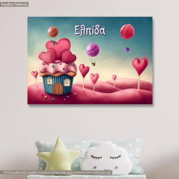 Kids canvas print Sweet love 2