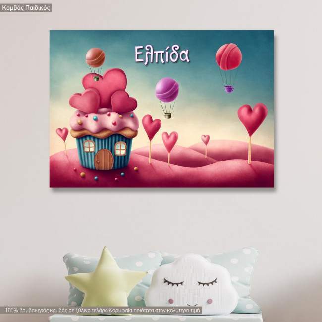 Kids canvas print Sweet love