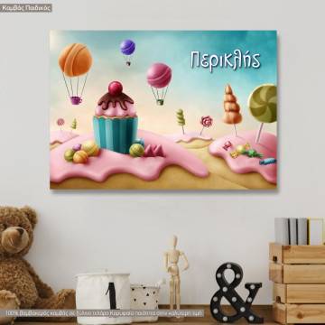 Kids canvas print Sweet paradise 2