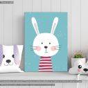 Kids canvas print Smiley Rabbit