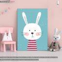 Kids canvas print Smiley Rabbit
