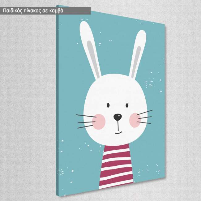 Kids canvas print Smiley Rabbit