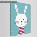 Kids canvas print Smiley Rabbit