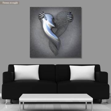 Canvas print The kiss