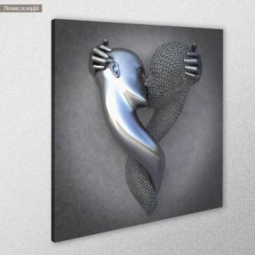 Πίνακας σε καμβά The kiss 2