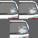 Baby car sticker Dreaming Bear personalized