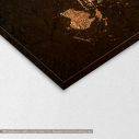 Canvas print World map, grunge