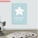 Kids canvas print Little smiling star