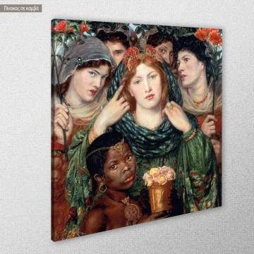 Πίνακας ζωγραφικής The beloved, Rossetti D. G, αντίγραφο σε καμβά 2