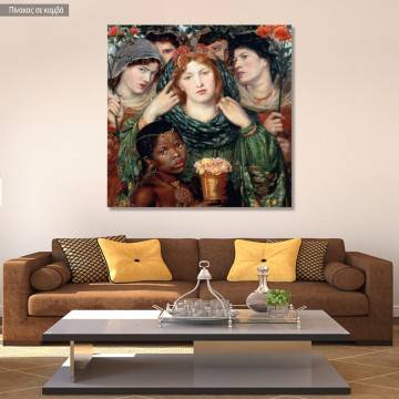 Canvas print The beloved, Rossetti D. G.