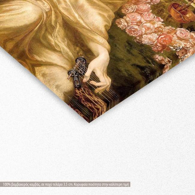 Canvas print Roman widow, Rossetti D. G.