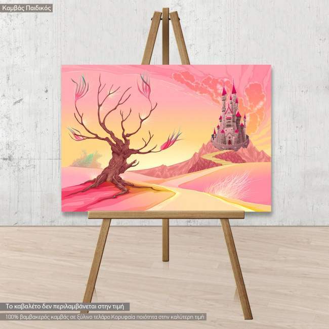 Kids canvas print Fairie's castle
