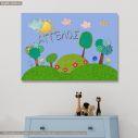 Kids canvas print Scenery with patterns