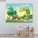 Kids canvas print Crazy machines