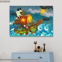 Kids canvas print Little pirates
