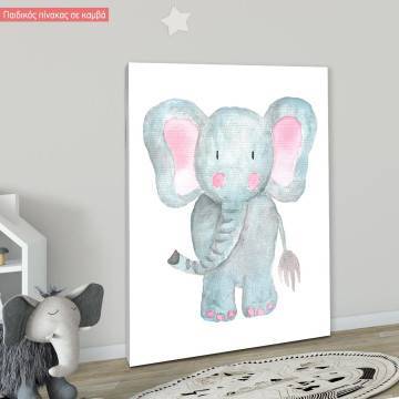 Kids canvas print Animals painted, Elephant 2