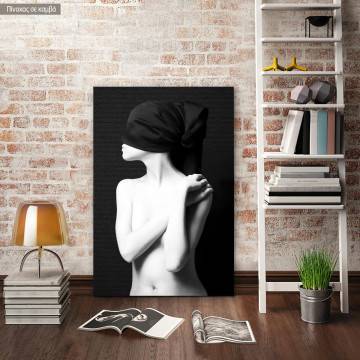 Πίνακας σε καμβά Κλείσε τα μάτια, καμβάς τελαρωμένος