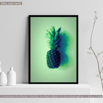 Poster Pineapple in green