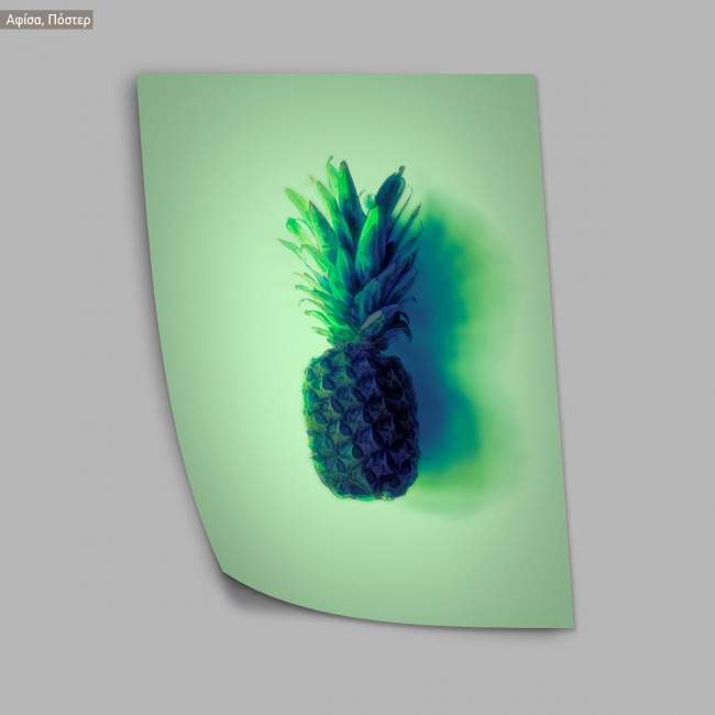 Pineapple in green, αφίσα, πόστερ