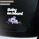 Baby car sticker baby Koala Bear