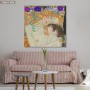 Canvas print Mother and child (detail), Klimt G.