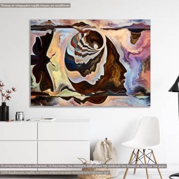 Canvas print Memories of Living