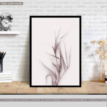 Dried reeds XI, κάδρο, μαύρη κορνίζα