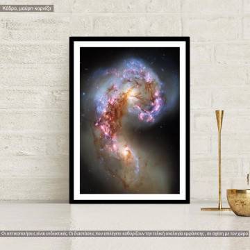 Spectacular nebula I, κάδρο, μαύρη κορνίζα