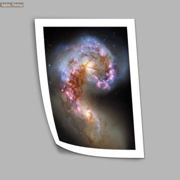 Spectacular nebula I, κάδρο, μαύρη κορνίζα 2