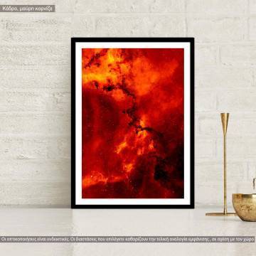 Red nebula, poster