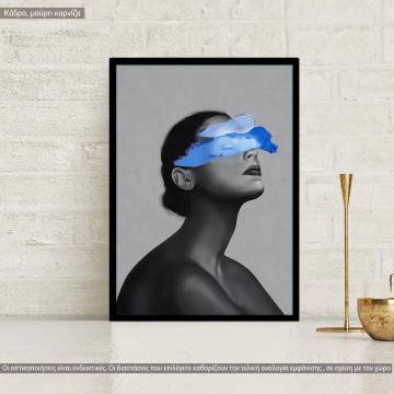 Blue and gray, poster