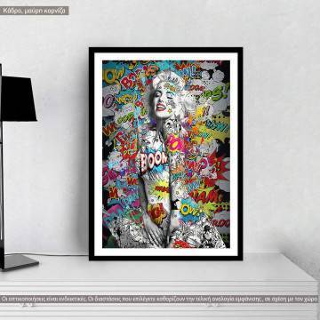 Marilyn graffity, poster