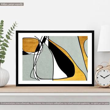 Summer dusk, κάδρο, μαύρη κορνίζα