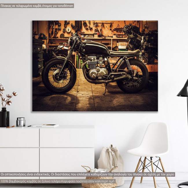 Πίνακας σε καμβά Μοτοσυκλέτα, Vintage motorcycle