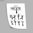 Necktie guide, poster