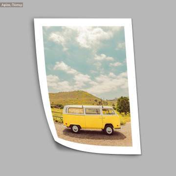 All in yellow, κάδρο, μαύρη κορνίζα 2