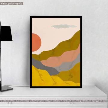 Desert colors VII, poster